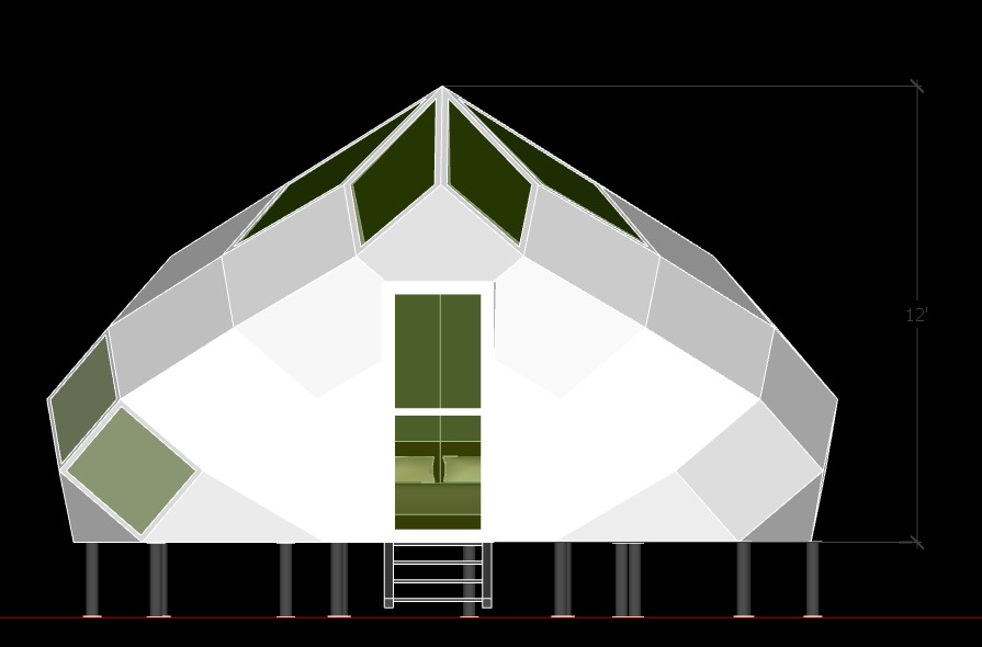 Zomes Top View