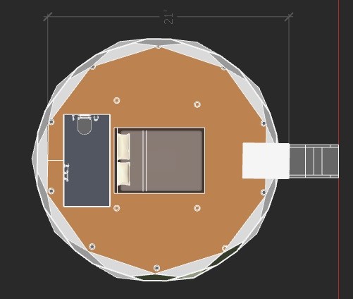 Zomes Floor Plan
