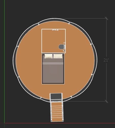 Moon Space Interior Layout